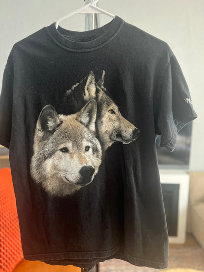 Size Medium - Misfit Vintage Wolf T-Shirt | From the Muskoka Ontario | Perfectly Imperfect