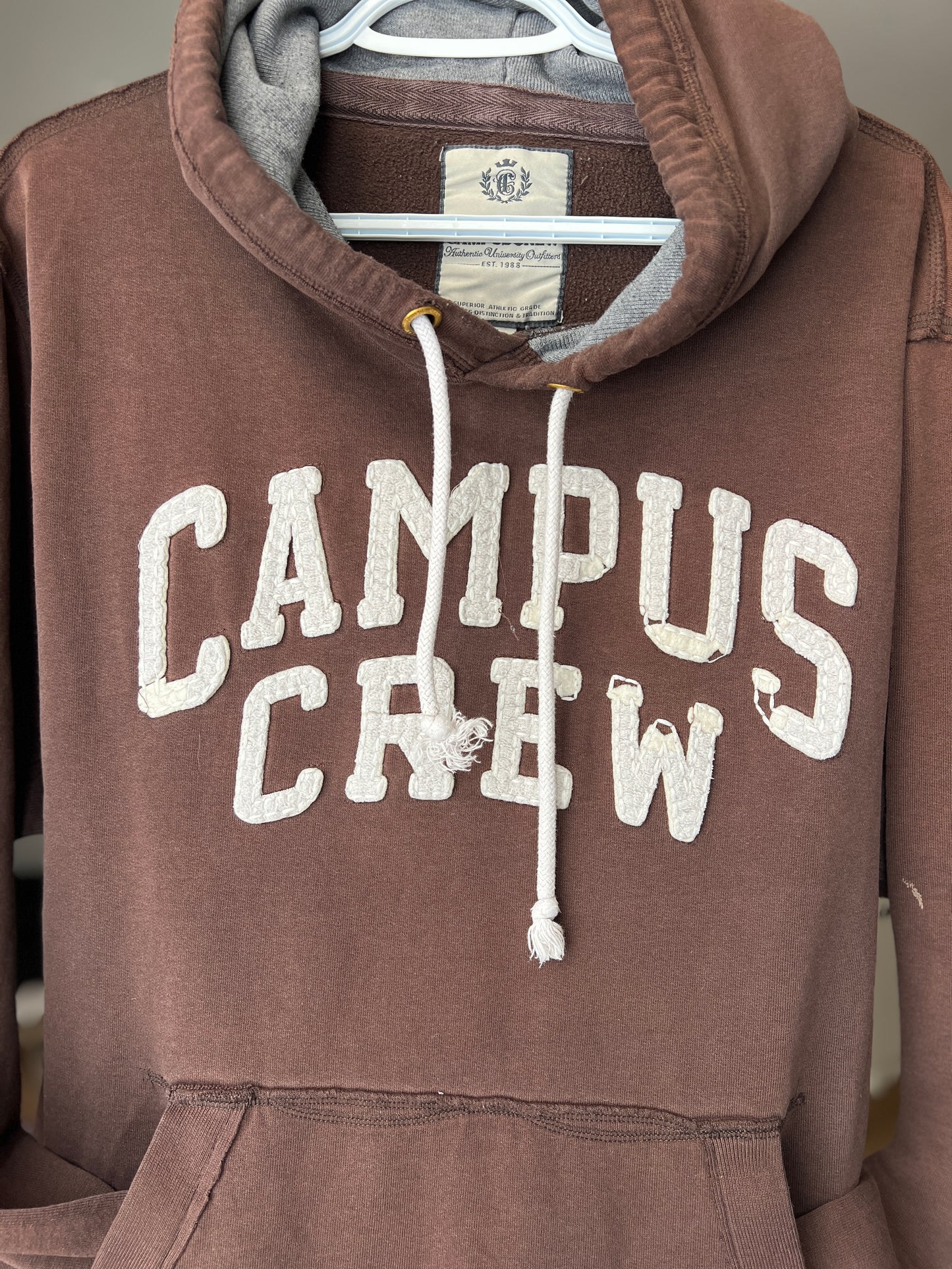 Misfit XXL/XXXL Vintage Campus Crew Hoodie – Classic Style | Good Condition | Pit 26in, Length 28in