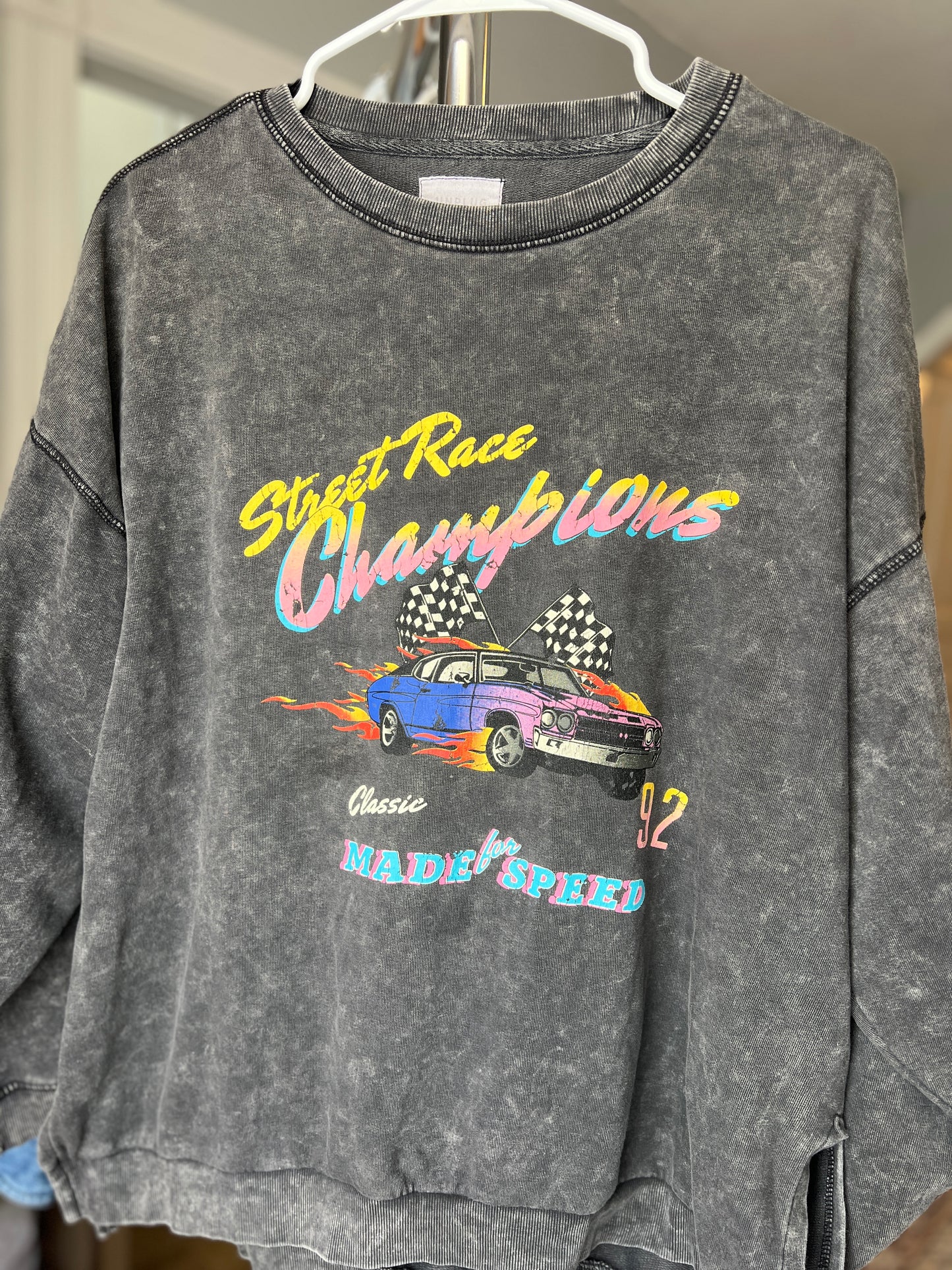 2XL Women’s Speed Champs of '92 Sweatshirt | Good Condition | Pit 24in, Length 25in