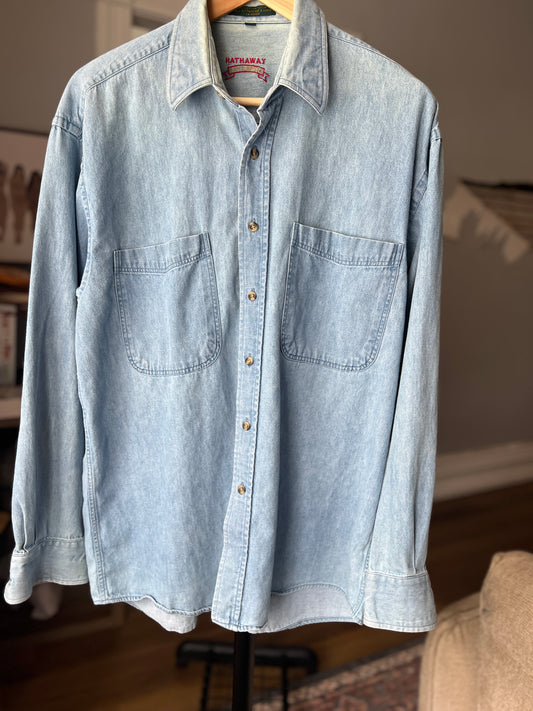 XL Vintage Hathaway Denim Shirt