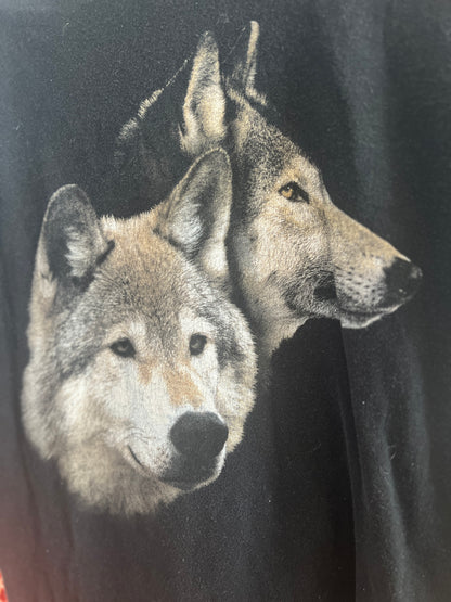 Size Medium - Misfit Vintage Wolf T-Shirt | From the Muskoka Ontario | Perfectly Imperfect