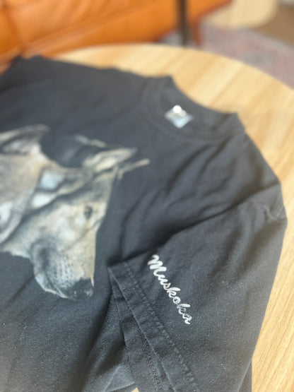 Size Medium - Misfit Vintage Wolf T-Shirt | From the Muskoka Ontario | Perfectly Imperfect