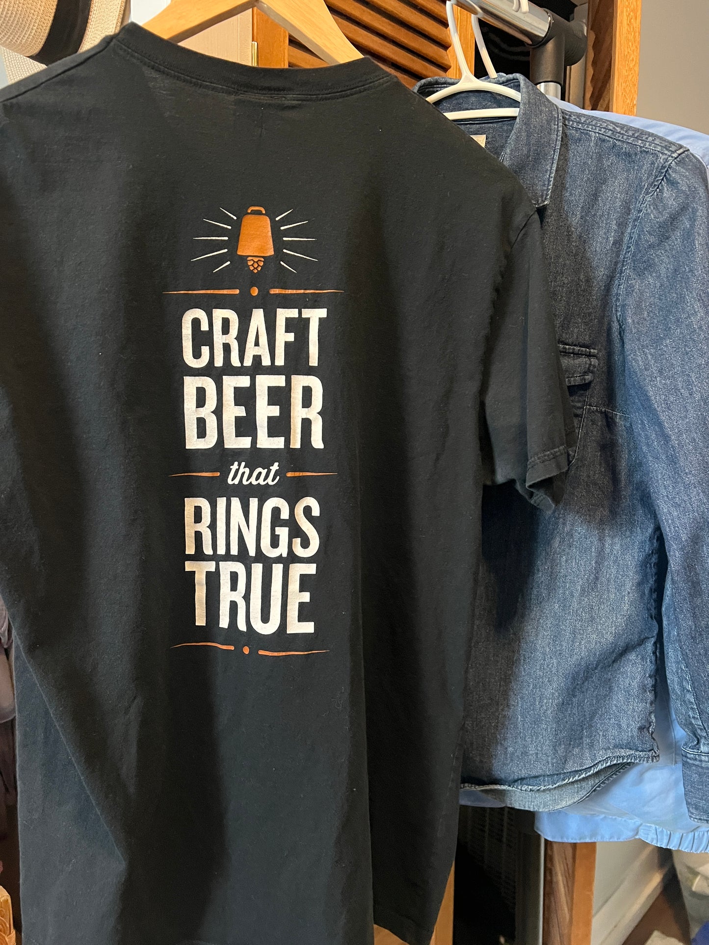 Large Women's Cowbell Brewery T-Shirt