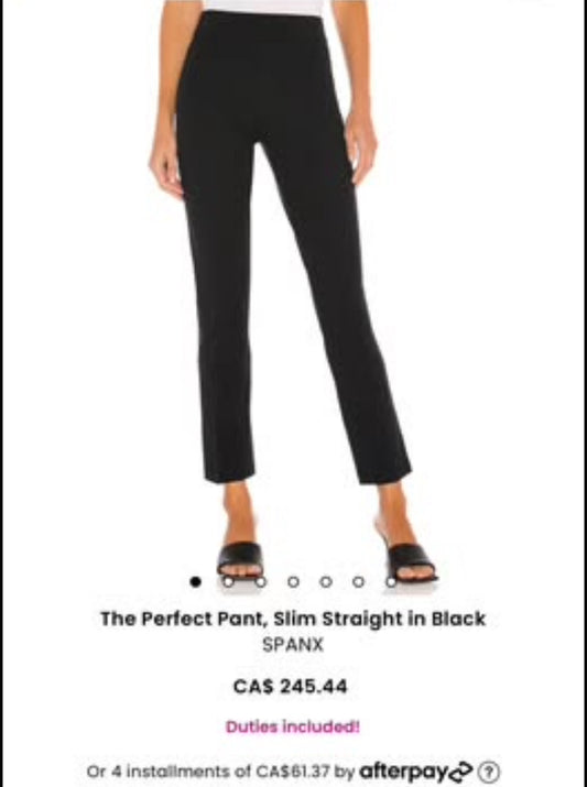 SPANX The Perfect Black Pant Petite