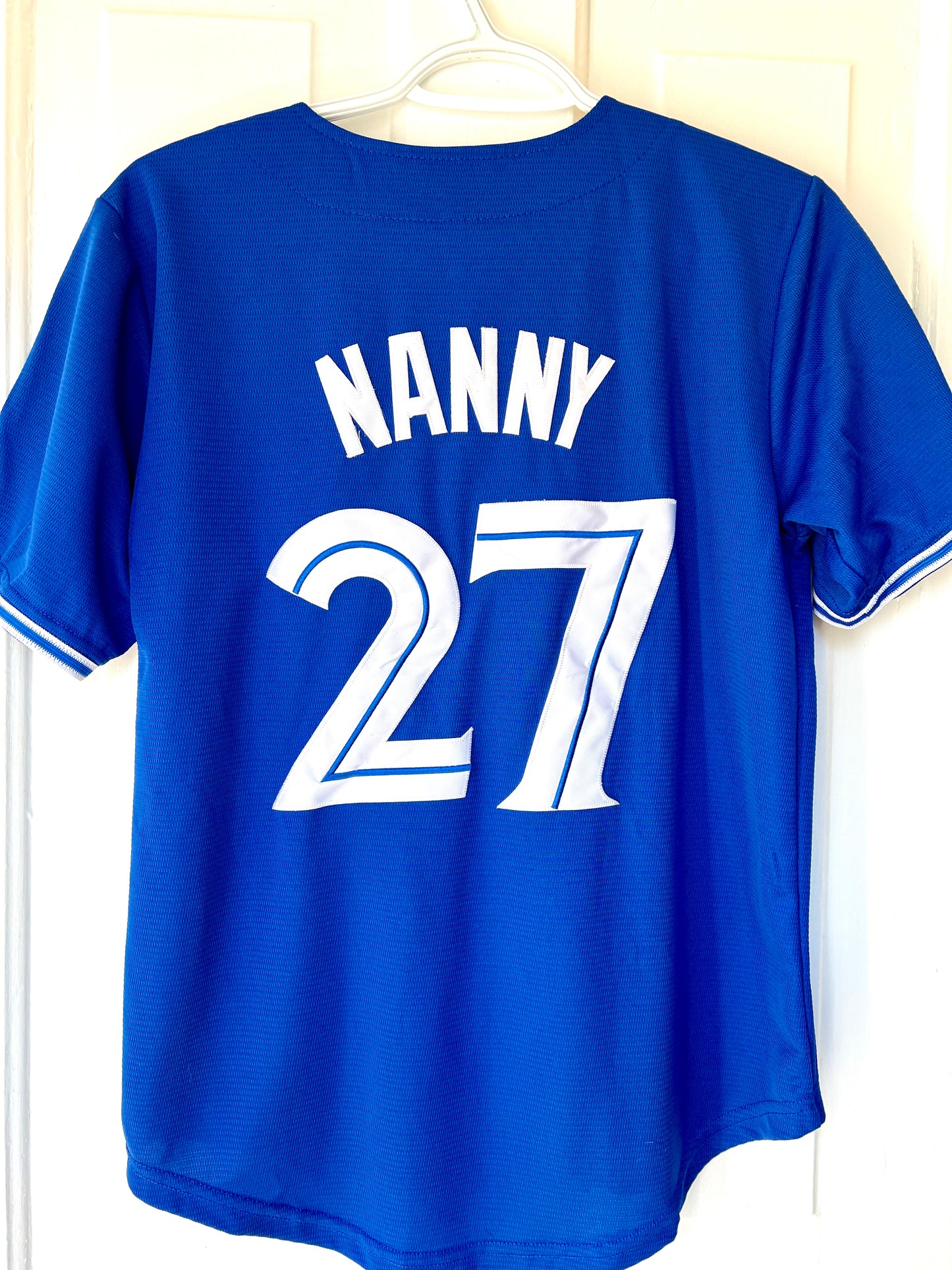 Size Medium - Custom Blue Jays Jersey – “Nanny” | Revived & Ready for Its New Home