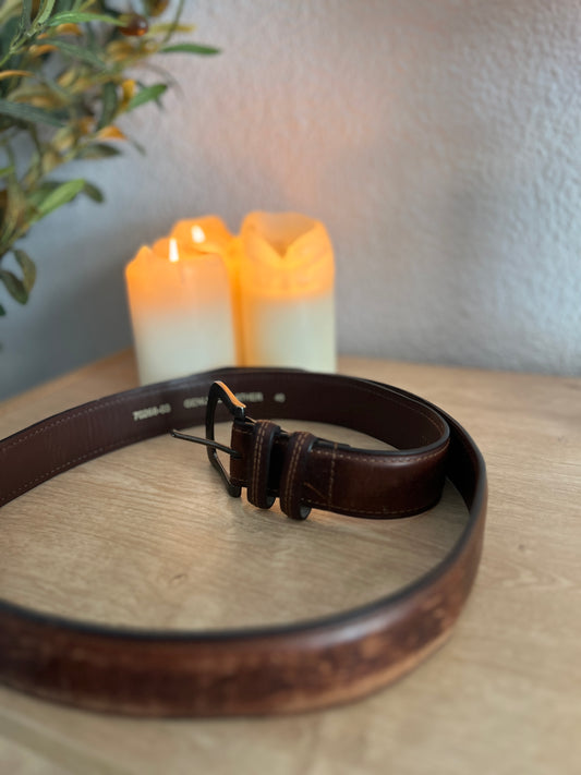 Genuine Leather Brown Belt Size 40