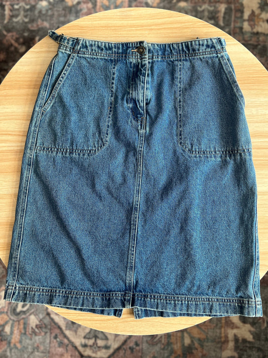 Size 8 Women's Vintage Denim Skirt