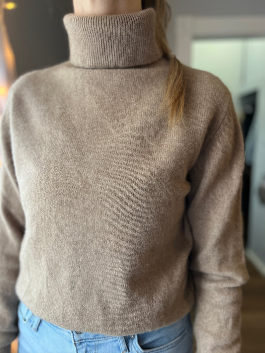 Size Large Cashmere Turtleneck Sweater